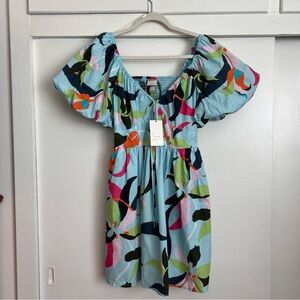 A NEW DAY NWT Puff Short Sleeve Dress Size S